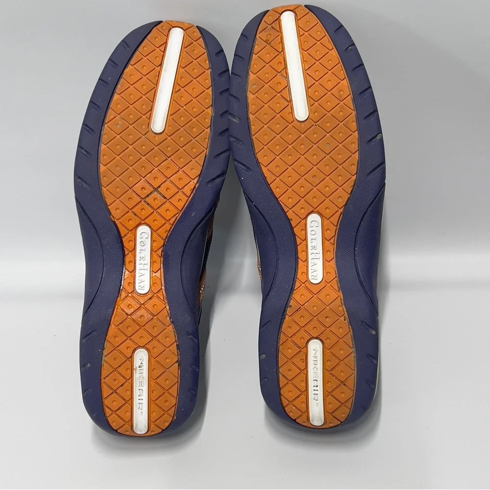 COLE HAAN women’s Size Slip On Sneaker Mules Purple And Orange